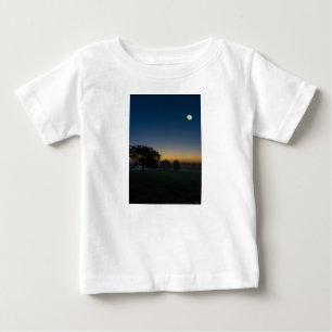 Summer Dawn With Moon Baby T-Shirt