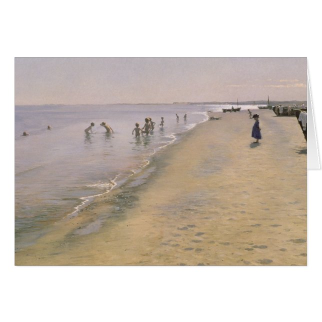 Summer Day at the South Beach of Skagen, 1884 (Front Horizontal)
