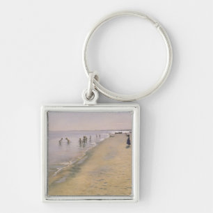 Summer Day at the South Beach of Skagen, 1884 Key Ring
