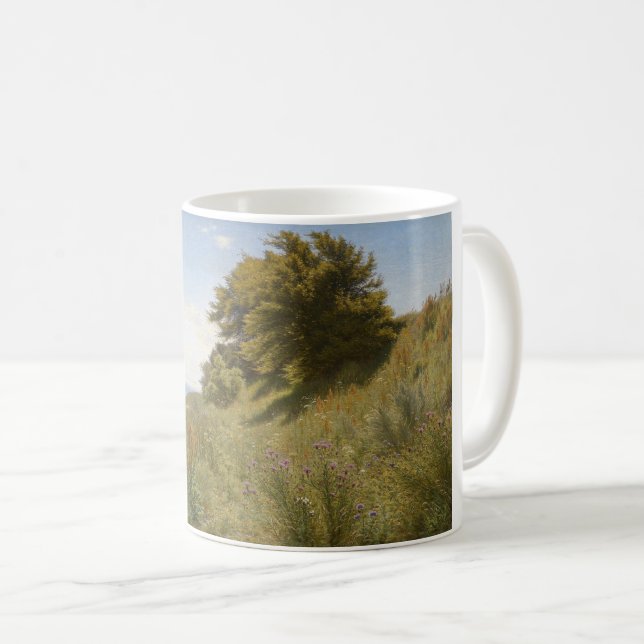 Summer Day by the Sea (by Ludvig Kabell) Coffee Mug (Front Right)