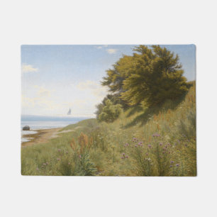 Summer Day by the Sea (by Ludvig Kabell) Doormat