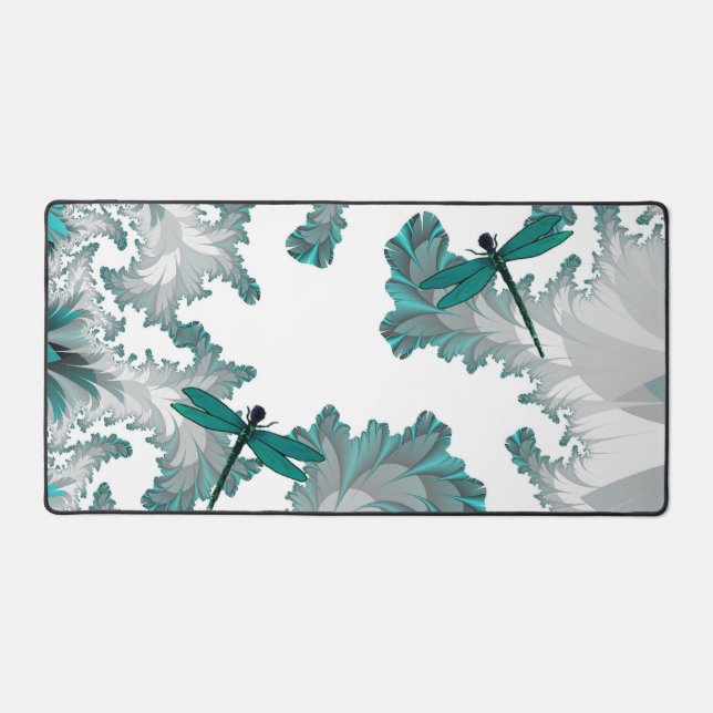 Summer Day Dragonfly Desk Mat (Front)