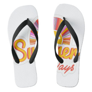 Summer day flip flops