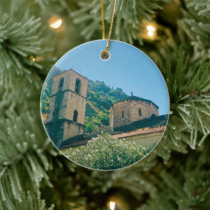 Summer day in Kotor  - Montenegro Ceramic Tree Decoration