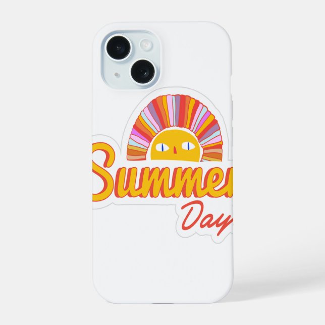 Summer day  iPhone 15 case (Back)