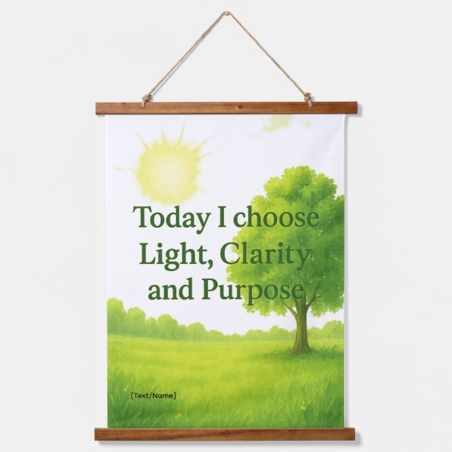 Summer Day Motivational Tapestry – Light/Clarity  (Front)