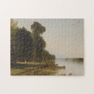 Summer Day on Conesus Lake Jigsaw Puzzle