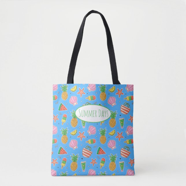 Summer Days Beach Tote Bag (Front)