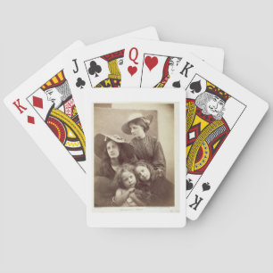 Summer Days, c.1866 (albumen print from a collodio Playing Cards