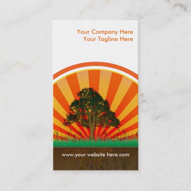 summer design business card (Front)