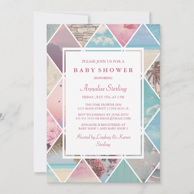 Summer Diamonds | Baby Shower Invitation (Front)