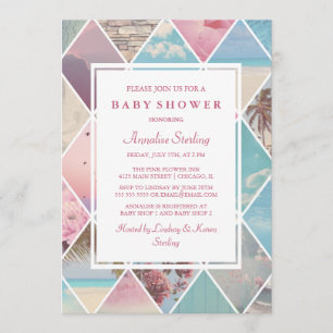 Summer Diamonds   Baby Shower Invitation