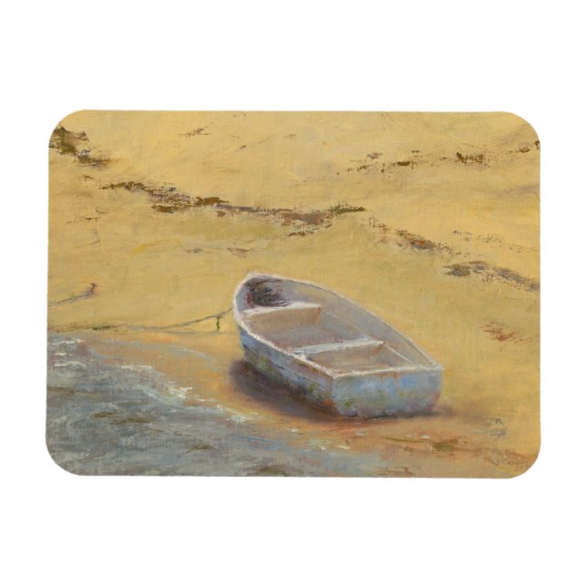 Summer Dory - Boat on the Shore Magnet (Horizontal)