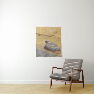 Summer Dory - Boat on the Shore Tapestry