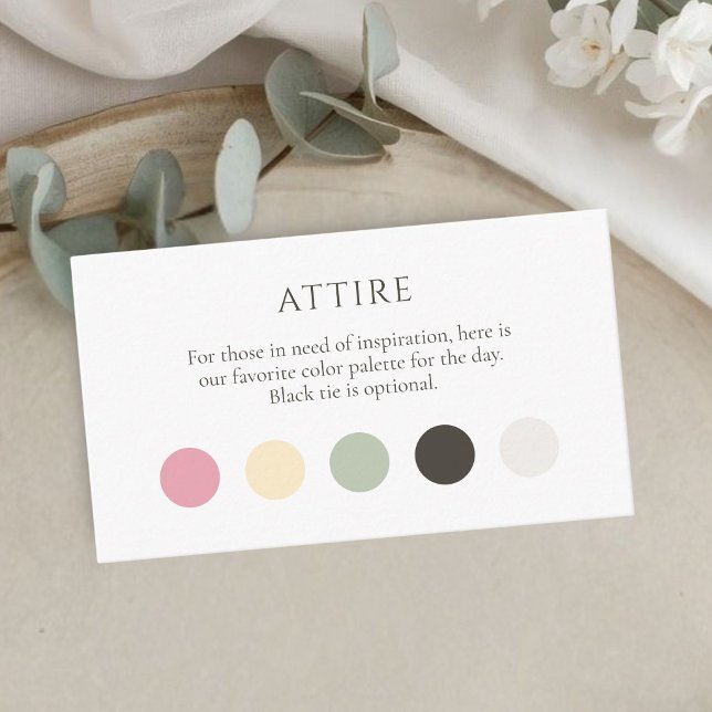 Summer Dot Attire Dress Code Enclosure Card (Creator Uploaded)