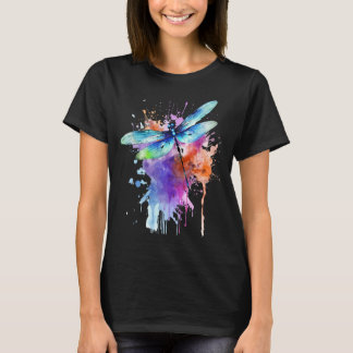 Summer Dragonfly Funny Cute Animal Graphic T-Shirt