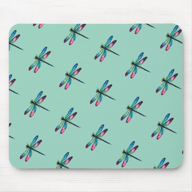 Summer Dragonfly Mouse Mat (Front)