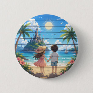 Summer dream 6 cm round badge