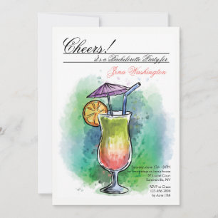 Summer Drink Invitation