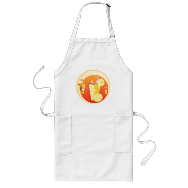 Summer Drinks Long Apron (Front)