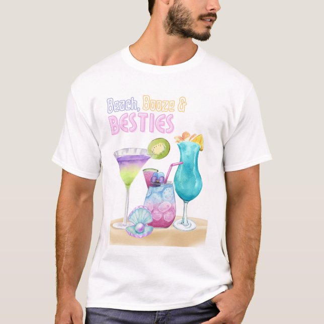SUMMER DRINKS  T-Shirt (Front)