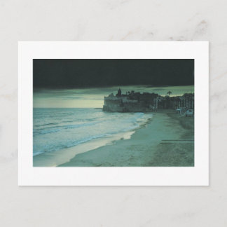 Summer Dusk at Sitges Postcard