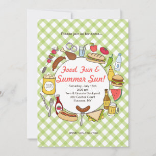 Summer Eating Invitation