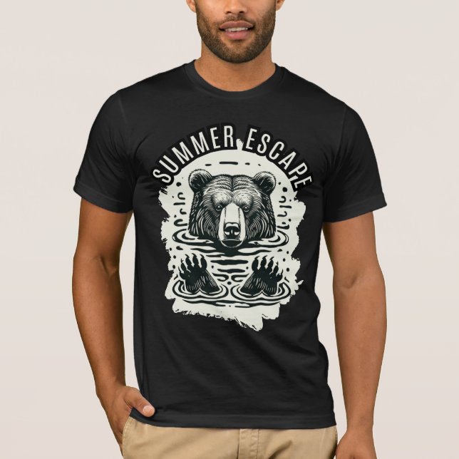 Summer Escape – Dive into Nature  T-Shirt (Front)