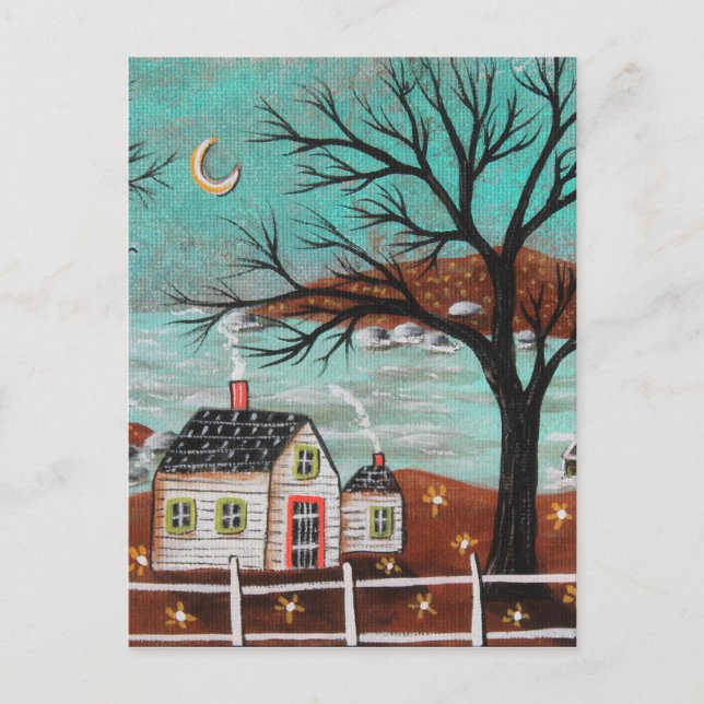 Summer Eve By The Lake Postcard (Front)