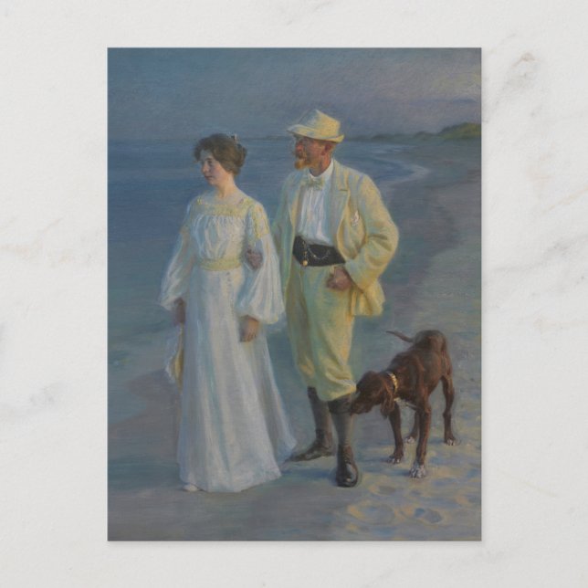 Summer Evening at Skagen Beach Postcard (Front)