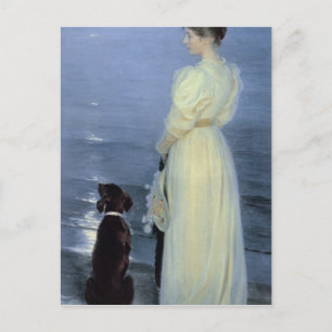 Summer Evening at Skagen Postcard