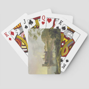 Summer Evening (Caernarvon Castle) c.1764-65 (oil Playing Cards