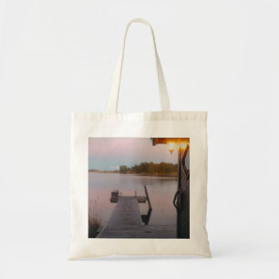Summer evening in the swedish archipelago tote bag
