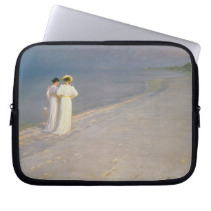 Summer Evening on the Skagen Southern Beach Laptop Sleeve