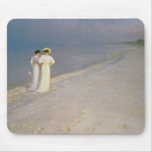 Summer Evening on the Skagen Southern Beach Mouse Mat