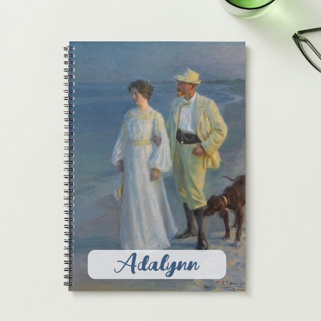 Summer Evening Peder Severin Krøyer Art Denmark Notebook (Creator Uploaded)
