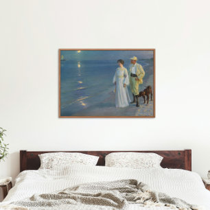 Summer Evening Peder Severin Krøyer Art Denmark Poster