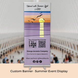 Summer Event Display · Custom Retractable Banner
