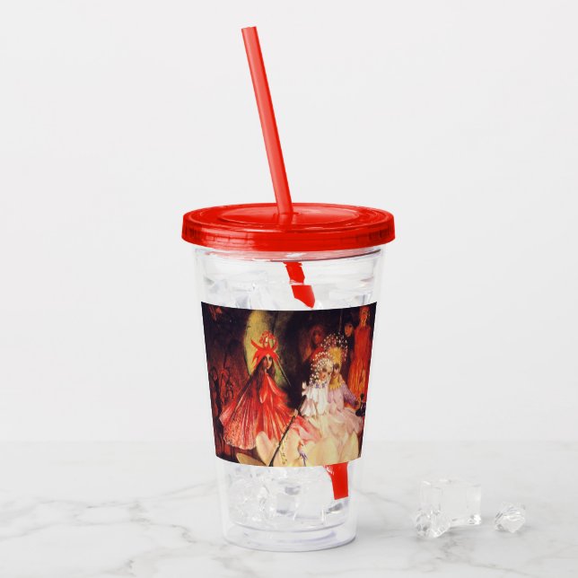 Summer Fairies Acrylic Tumbler (Front Ice)