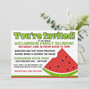 Summer Family Reunion Invitation
