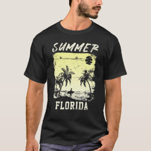 Summer Family Vacation Vintage Matching Florida Be T-Shirt
