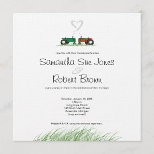 Summer Farm Wedding Invitation