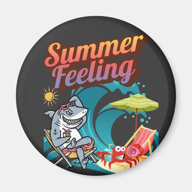 summer feeling magnet (Front)