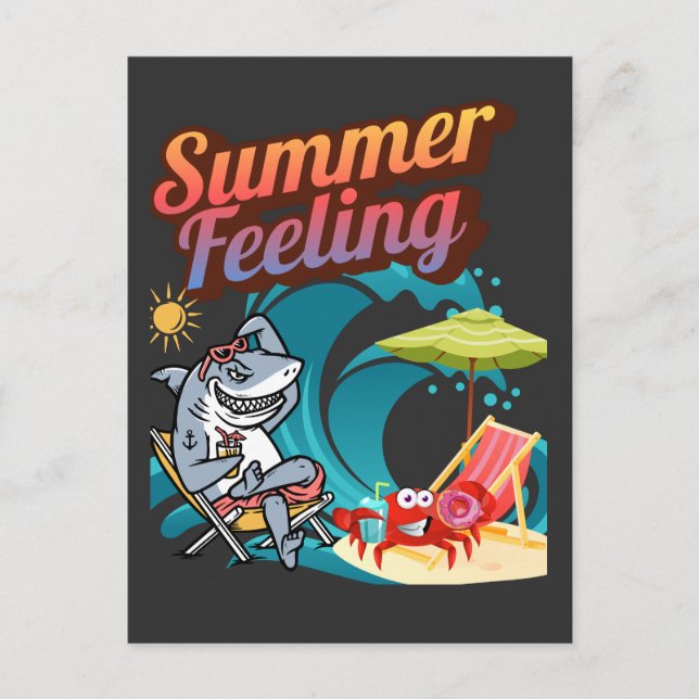 summer feeling postcard (Front)