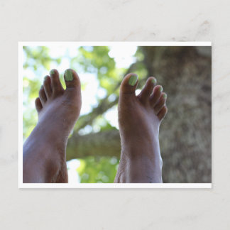 Summer Feet Postcard