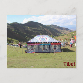 Summer Festival Tent Postcard