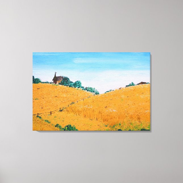 Summer Fields Canvas Print (Front)