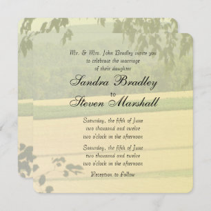 Summer Fields Outdoor Wedding Invitations