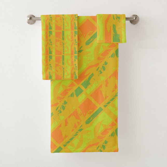Summer Fiesta Bath Towel Set (Insitu)