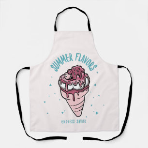 Summer Flavours Dripping Ice Cream Apron